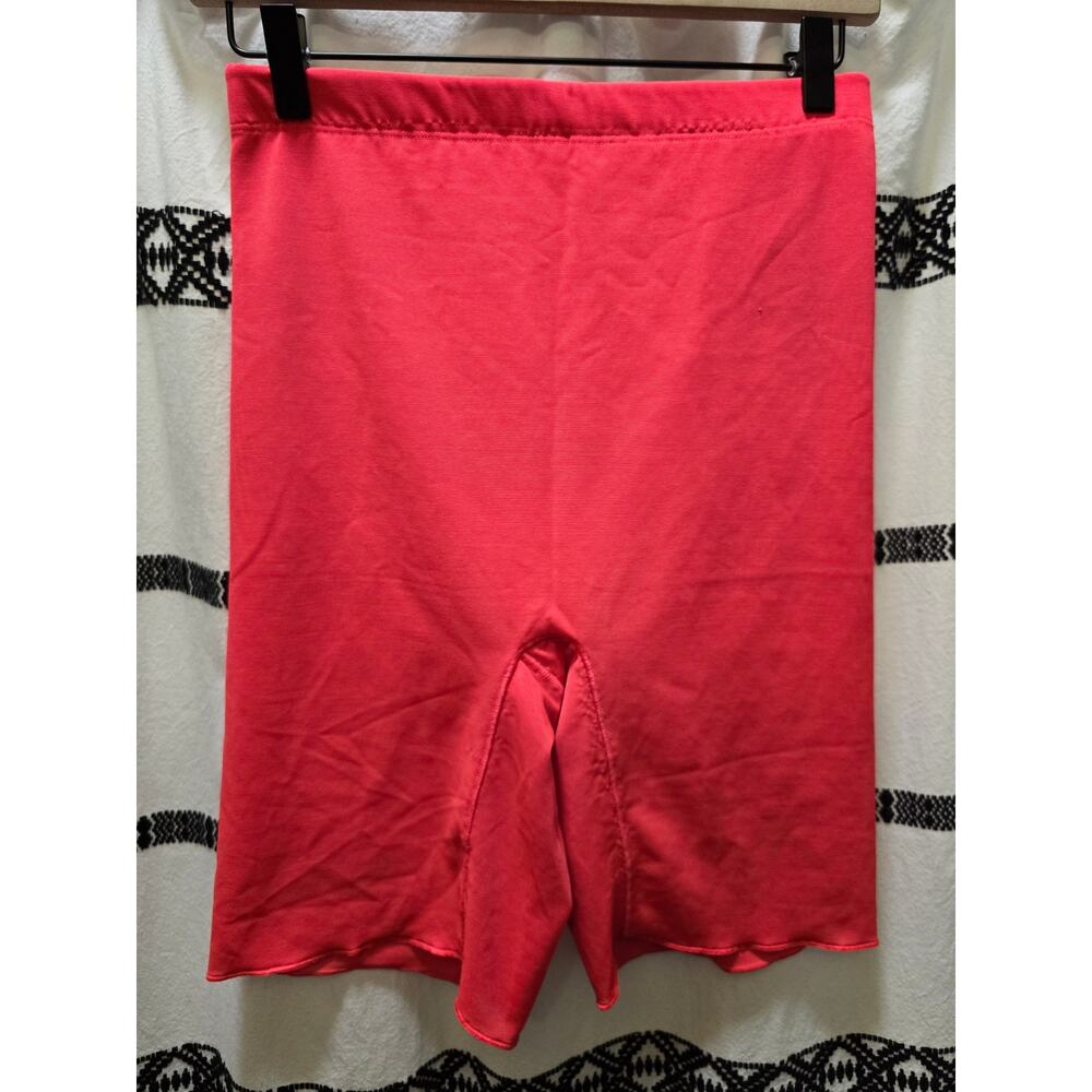 Yitty hot pink mesh Nearly Naked shapeware shorts size large